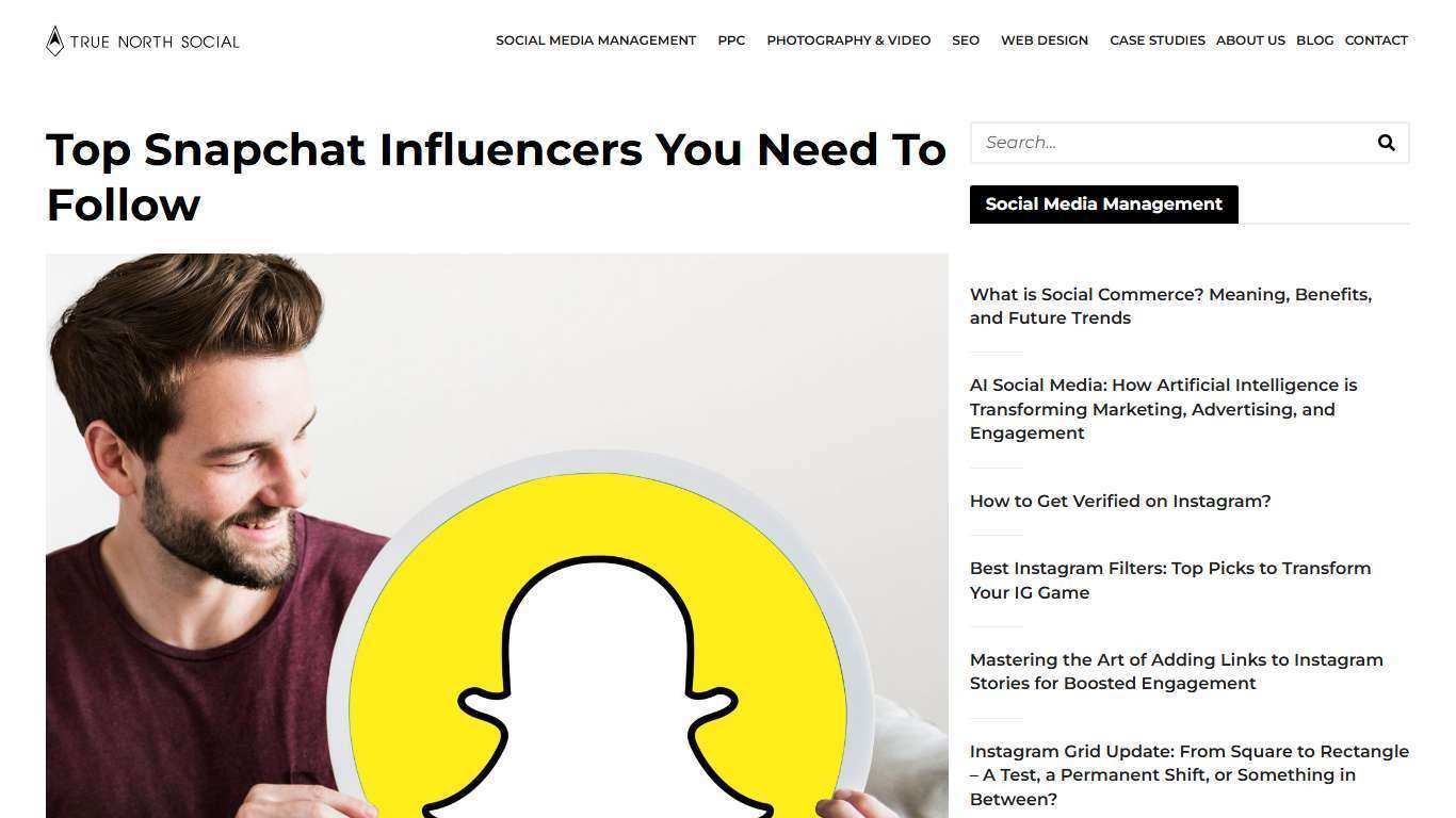 Top Snapchat Influencers You Need To Follow Today TrueNorthSocial - 2026
